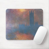 Tapis De Souris Chambres du Parlement, Londres par Claude Monet (Avec souris)