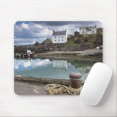 Tapis De Souris Chambres et bateaux le long de l'eau (Avec souris)