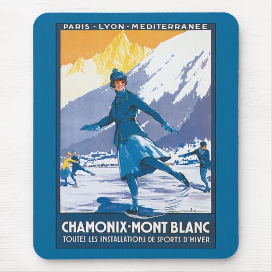 Tapis De Souris Chamonix-Mont-Blanc (Devant)