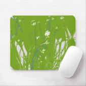 Tapis De Souris champ camomille vert (Avec souris)