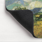 Tapis De Souris Champ de blé avec Cyprès, Vincent Van Gogh (Coin)