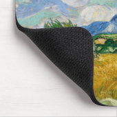 Tapis De Souris Champ de blé de Van Gogh avec des cyprès (Coin)