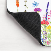 Tapis De Souris champ de fleurs sauvages coloré (Coin)