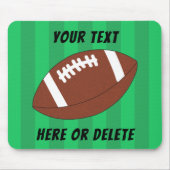 Tapis De Souris Champ de football personnalisé (Devant)