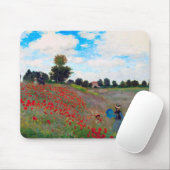 Tapis De Souris Champ de pavot, Monet (Avec souris)