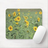 Tapis De Souris Champ de tournesols (Avec souris)
