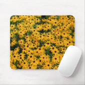 Tapis De Souris Champ Jaune de marguerites - Daisy Mousepad (Avec souris)