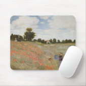 Tapis De Souris Champ Monet Poppy (Avec souris)