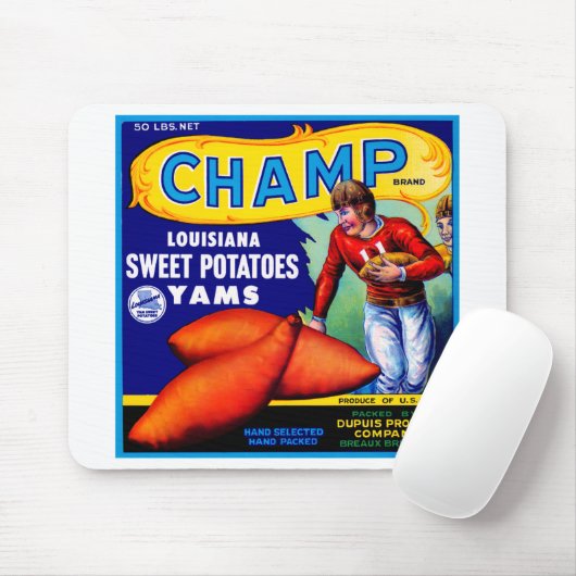 Tapis De Souris Champ Sweet Potatoes (Avec souris)