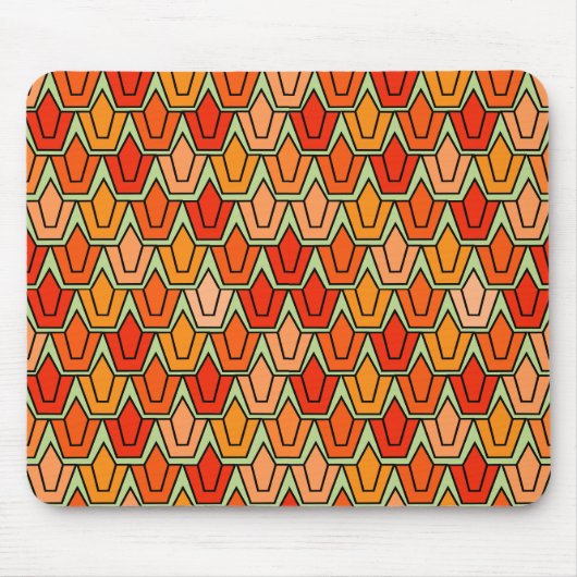 Tapis De Souris Champ Tulipe orange (Devant)