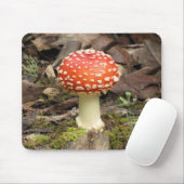 Tapis De Souris Champignon Mousepad d'amanite (Avec souris)