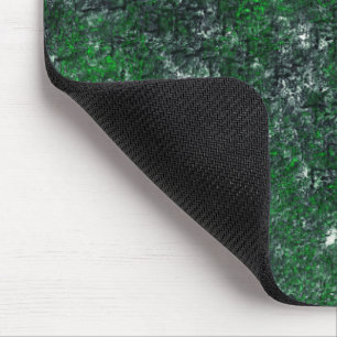 Tapis De Souris Champignon vert sur roche grise blanche ou tronc d