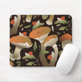 Tapis De Souris Champignons (Avec souris)