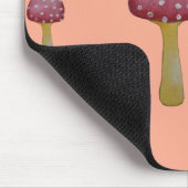 Tapis De Souris Champignons à taches rouges et blanches (Coin)