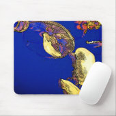 Tapis De Souris Champignons de la mer - Méduses (Avec souris)