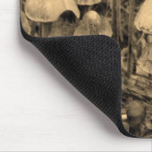 Tapis De Souris Champignons en Sepia (Coin)