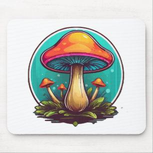 Tapis De Souris Champignons magiques colorés