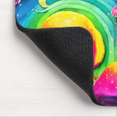 Tapis De Souris Champignons mignons colorés Motif sans joint (Coin)