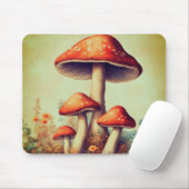Tapis De Souris Champignons vintages (Avec souris)