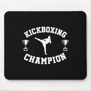 Tapis De Souris Champion de kickboxing