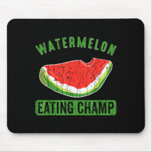 Tapis De Souris Champion de la consommation de pastèque Amusant am