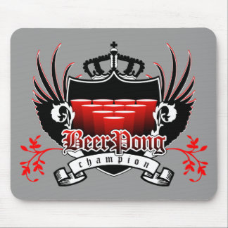 Tapis De Souris champion de pong de bière royal crest