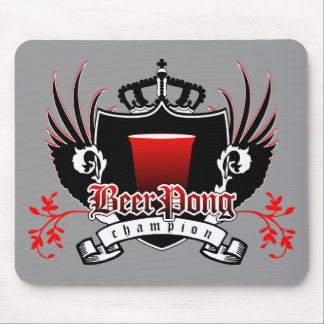 Tapis De Souris champion de pong de bière royal crest