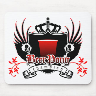Tapis De Souris champion de pong de bière royal crest