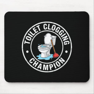 Tapis De Souris Champion de toilette collecteur de bouchons
