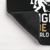 Tapis De Souris Champion du Monde de Cache-Cache de Bigfoot Drôle (Coin)