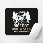 Tapis De Souris Champion du Monde de Cache-Cache de Bigfoot Drôle (Avec souris)