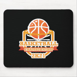 Tapis De Souris Championnat de basket-ball Vintage