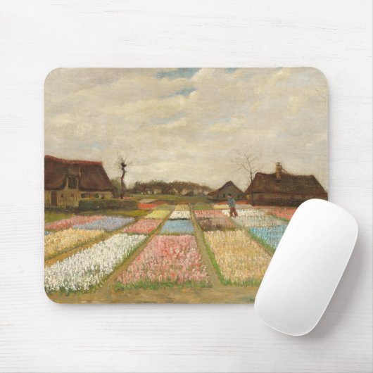 Tapis De Souris Champs de bulles | Vincent van Gogh (Avec souris)