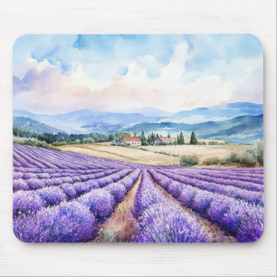 Tapis De Souris Champs de lavande beaux arts