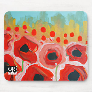 Tapis De Souris Champs de pavot