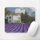 Tapis De Souris Champs Lavande (Avec souris)