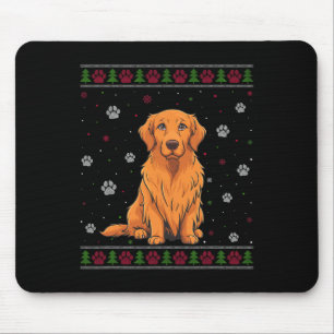 Tapis De Souris Chandail de Noël Rottweiler Xmas Animal Chien L