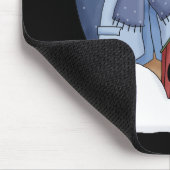 Tapis De Souris Chandails et cadeaux Snowman Blue (Coin)