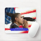Tapis De Souris Changement d'Obama (Avec souris)