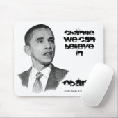 Tapis De Souris Changement Mousepad d'OBAMA (Avec souris)