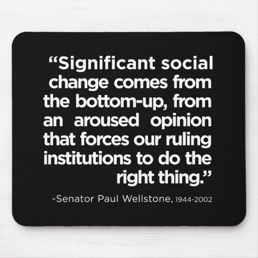 Tapis De Souris Changement social Mousepad (Devant)