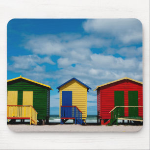 Tapis De Souris Changer de pièce. Plage de Muizenberg, Le Cap