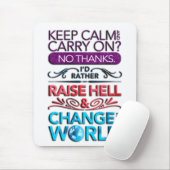 Tapis De Souris Changer le monde (Avec souris)