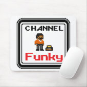 Tapis de souris Channel Funky Pixel Art (Avec souris)