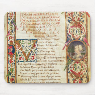 Tapis De Souris Chanson dans l'éloge de Laure