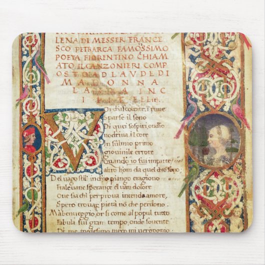 Tapis De Souris Chanson dans l'éloge de Laure (Devant)