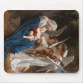 Tapis De Souris Chanson des anges de William-Adolphe Bouguereau (Devant)
