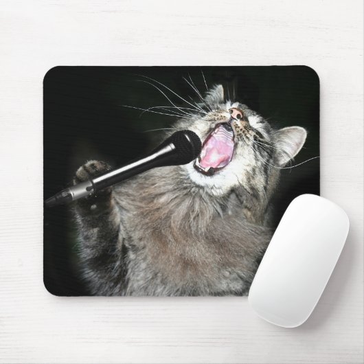 Tapis De Souris Chant chat (Avec souris)
