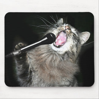 Tapis De Souris Chant chat