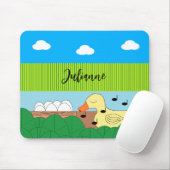 Tapis De Souris Chanter Mère Canard Près De L'Eau : (Avec souris)